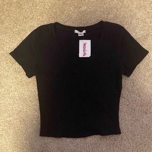 Black crop top